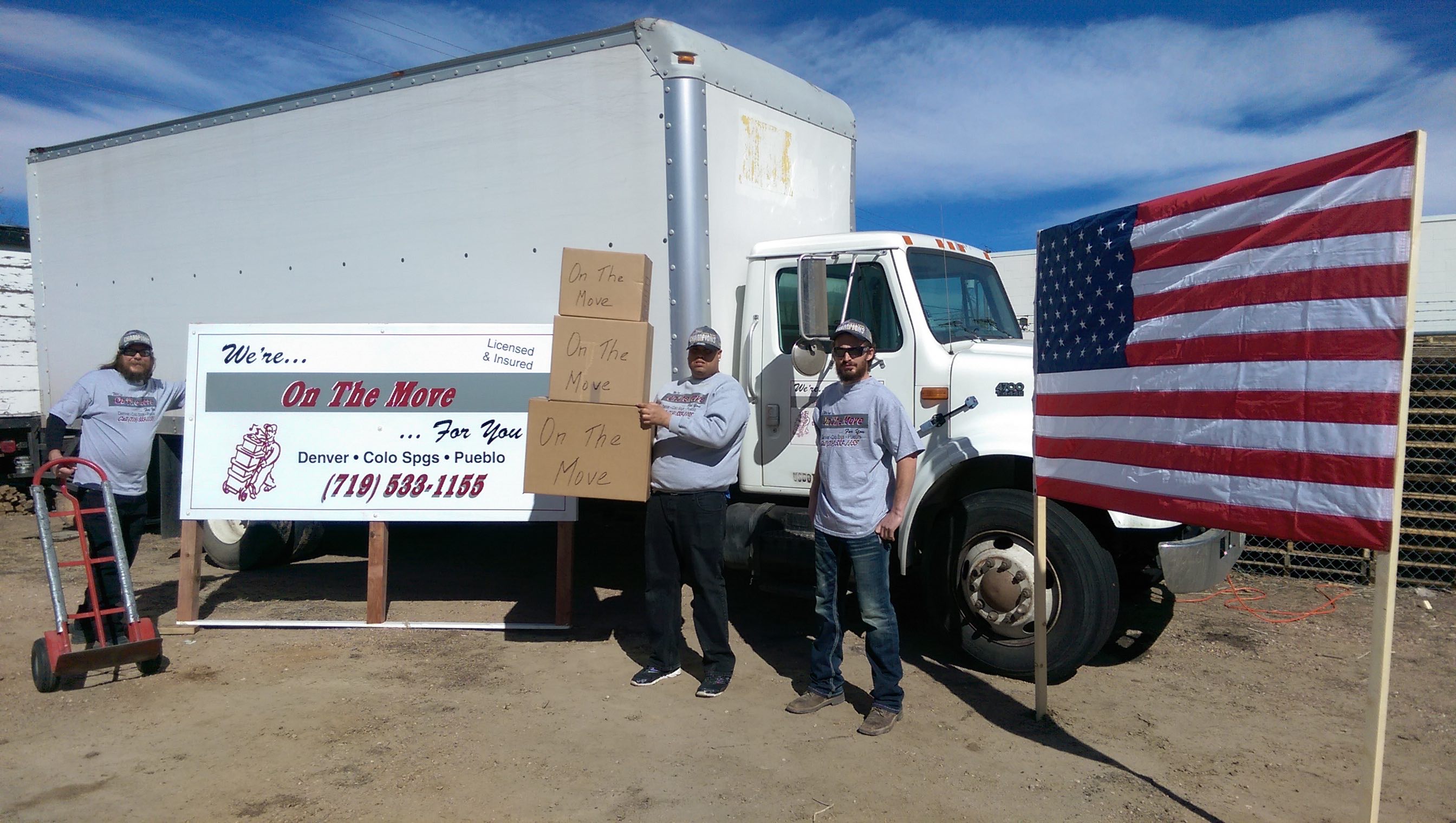 On the Move Moving Company Colorado Springs Moving Team Moving Truck